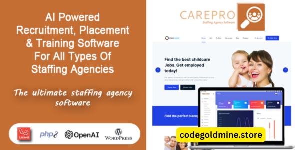CarePro – AI Recruitment & Staffing Agency Software – 22 July 2024 – nulled